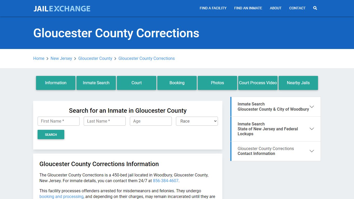 Gloucester County Corrections - Jail Exchange